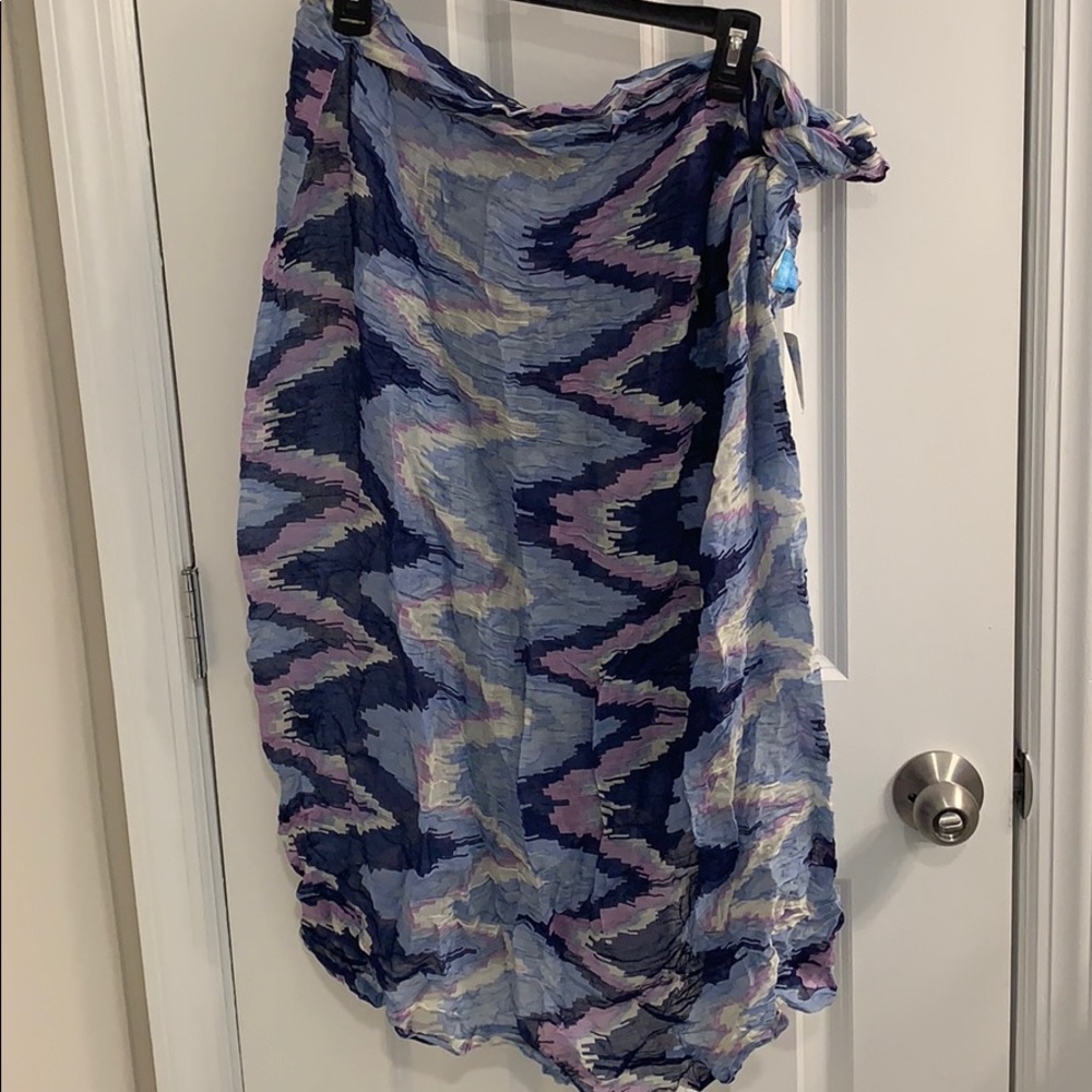 Blue and white summer sarong